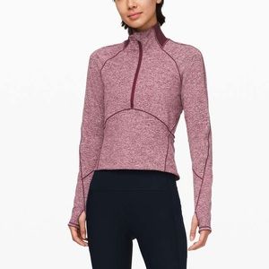 women’s lululemon always alert 1/2 zip fleece